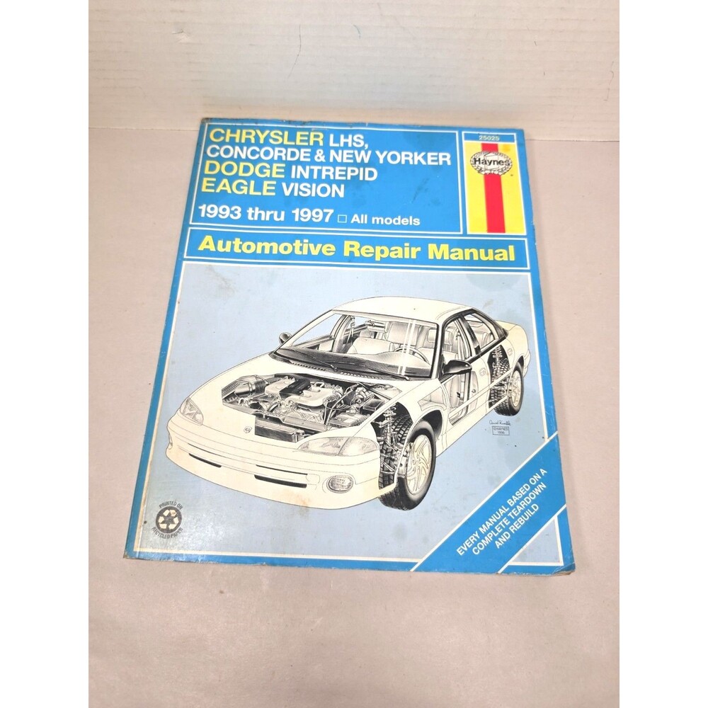 Haynes Repair Manual 25025 - LHS, Concorde, New Yorker, Intrepid, Vision 1993-97